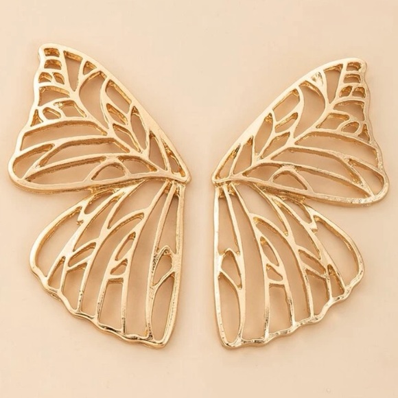 ⚜️[𝟯/$𝟭𝟴]⚜️Large Butterfly Bohemian Earrings NEW - Picture 2 of 10